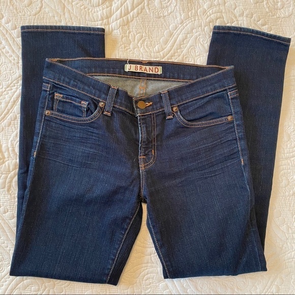 J Brand skinny ankle jeans dark wash - Picture 1 of 11